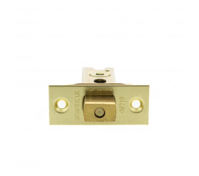 Atlantic CE Fire Rated Tubular Bathroom Deadbolts - Satin Brass