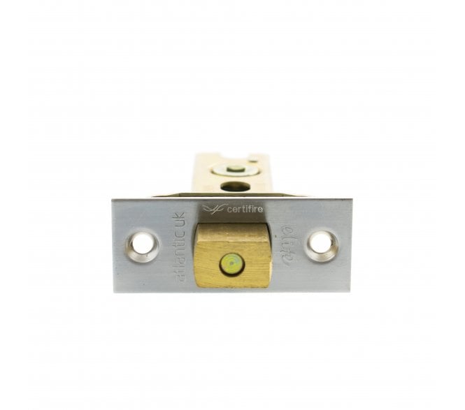 Atlantic CE Fire Rated Tubular Bathroom Deadbolts - Satin Chrome