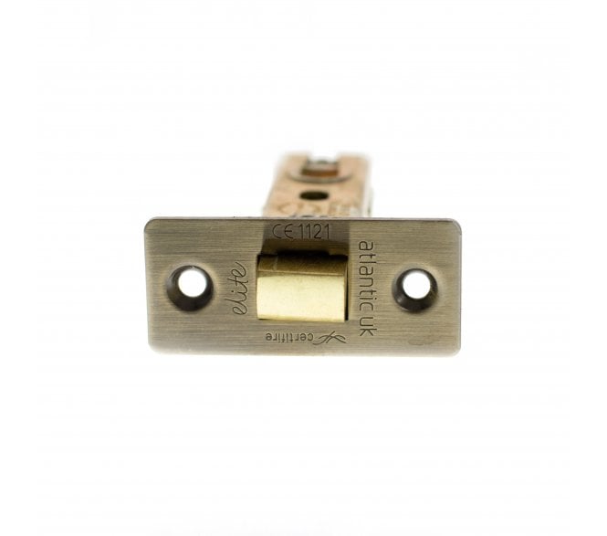 Atlantic CE Fire Rated Tubular Mortice Latches - Antique Brass