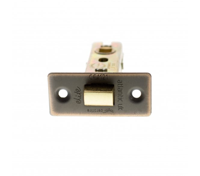 Atlantic CE Fire Rated Tubular Mortice Latches - Antique Copper