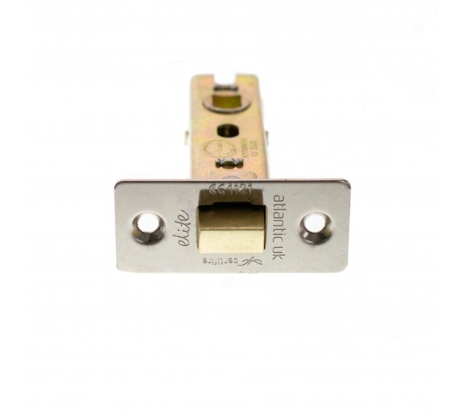 Atlantic CE Fire Rated Tubular Mortice Latches - Polished Nickel