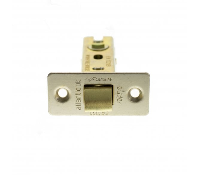 Atlantic CE Fire Rated Tubular Mortice Latches - Satin Nickel