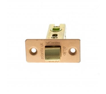 Atlantic CE Fire Rated Tubular Mortice Latches - Urban Satin Copper
