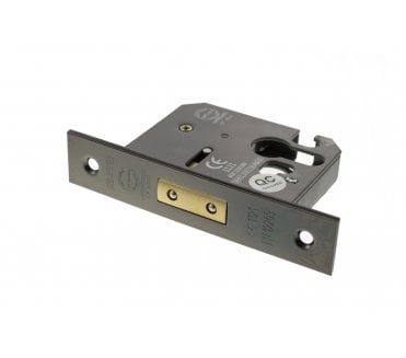 Atlantic Euro Profile Mortice Deadlocks - Black Nickel