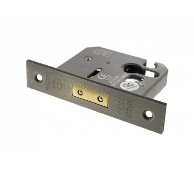Atlantic Euro Profile Mortice Deadlocks - Matt Antique Brass