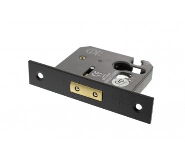 Atlantic Euro Profile Mortice Deadlocks - Matt Black
