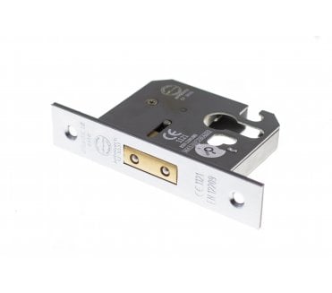 Atlantic Euro Profile Mortice Deadlocks - Polished Chrome