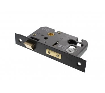 Atlantic Euro Profile Mortice Sashlocks - Matt Black