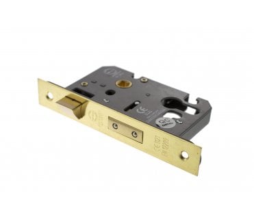 Atlantic Euro Profile Mortice Sashlocks - Satin Brass