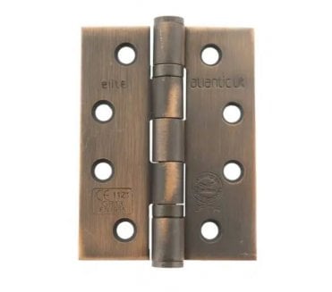 Atlantic Grade 13 Ball Bearing Hinges 102x76mm Fire Rated - Antique Copper (Pair)