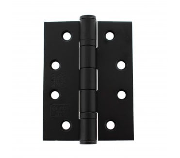 Atlantic Grade 13 Ball Bearing Hinges 102x76mm Fire Rated - Matt Black (Pair)