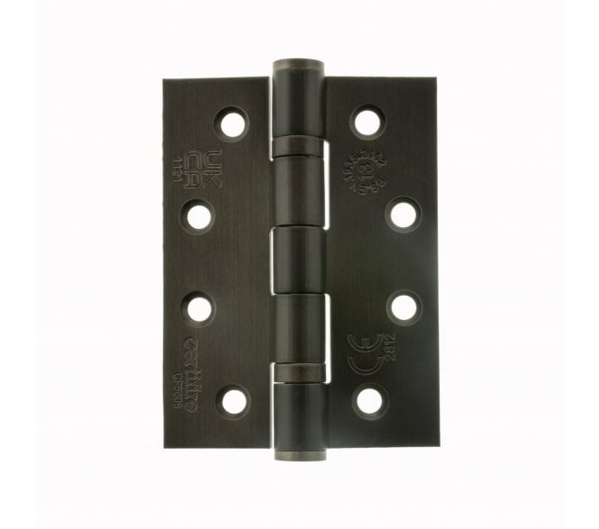 Atlantic Grade 13 Ball Bearing Hinges 102x76mm Fire Rated - Urban Dark Bronze (Pair)