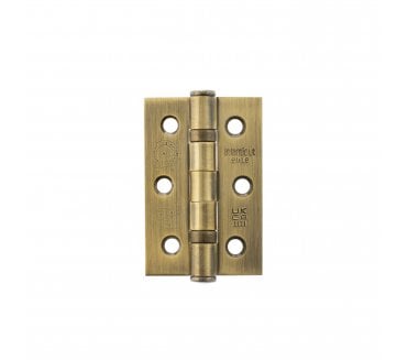 Atlantic Grade 7 Ball Bearing Hinges 76x51mm - Matt Antique Brass (Pair)