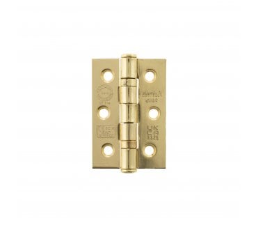 Atlantic Grade 7 Ball Bearing Hinges 76x51mm - Polished Brass (Pair)