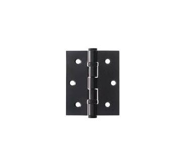 Atlantic Hardware 76x63mm x 2.5mm Ball Bearing Butt Hinges - Matt Black (Pair)