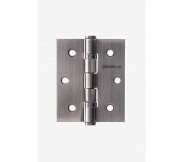 Atlantic Hardware 76x63mm x 2.5mm Ball Bearing Butt Hinges - Matt Gun Metal (Pair)