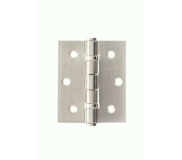 Atlantic Hardware 76x63mm x 2.5mm Ball Bearing Butt Hinges - Satin Nickel (Pair)