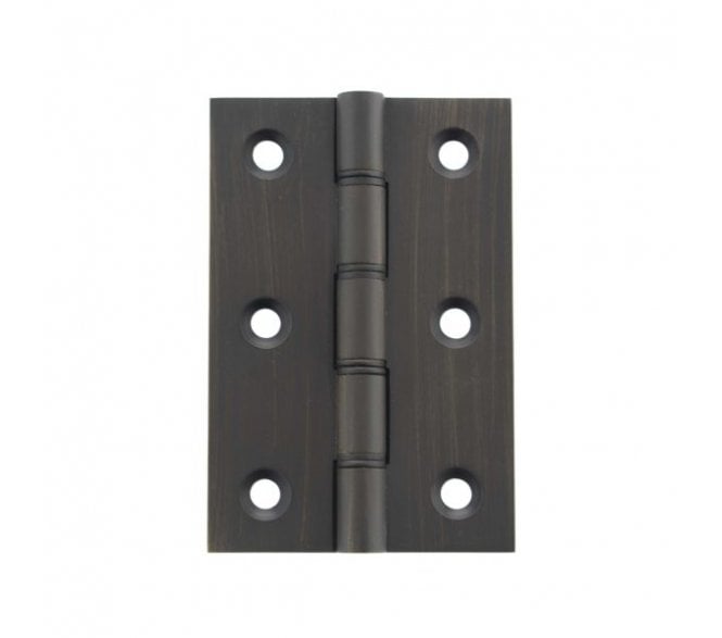 Atlantic Hardware Elite 76mm Washered Hinges (Pair) - Urban Dark Bronze