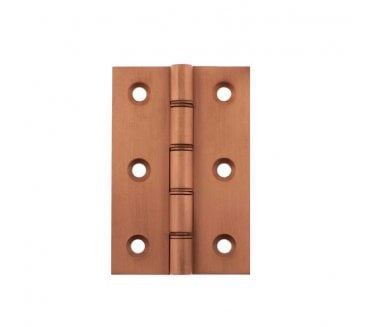 Atlantic Hardware Elite 76mm Washered Hinges (Pair) - Urban Satin Copper