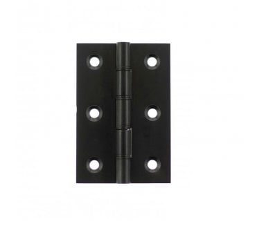 Atlantic Hardware Washered Hinges 76x51mm (Pair) - Matt Black