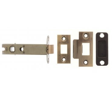 Atlantic Heavy Duty Tubular Mortice Latches - Antique Brass