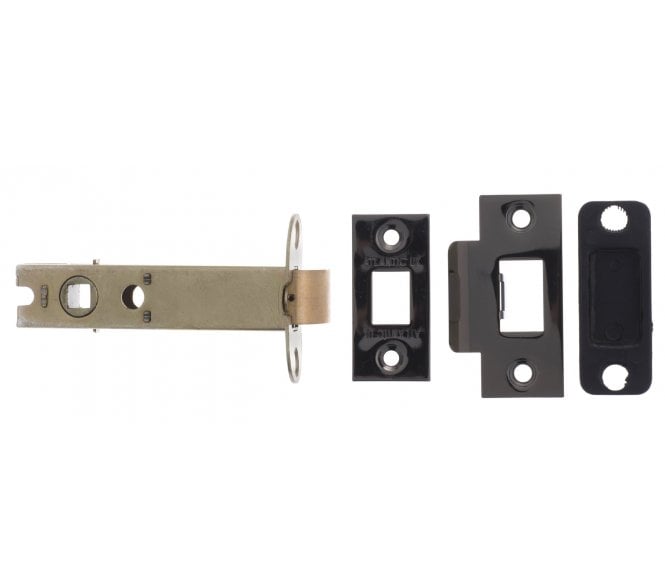 Atlantic Heavy Duty Tubular Mortice Latches - Black Nickel