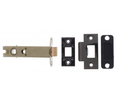 Atlantic Heavy Duty Tubular Mortice Latches - Black Nickel