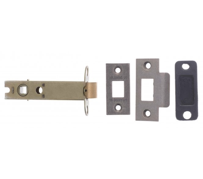 Atlantic Heavy Duty Tubular Mortice Latches - Distressed Silver