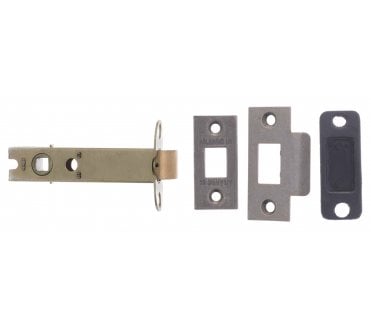 Atlantic Heavy Duty Tubular Mortice Latches - Distressed Silver