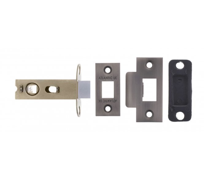Atlantic Heavy Duty Tubular Mortice Latches - Gun Metal Grey