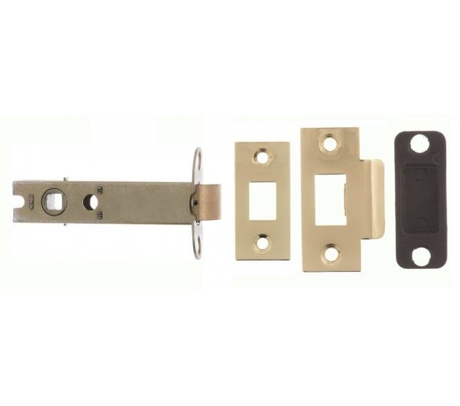 Atlantic Heavy Duty Tubular Mortice Latches - Polished Brass
