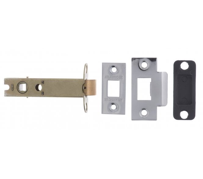 Atlantic Heavy Duty Tubular Mortice Latches - Polished Chrome