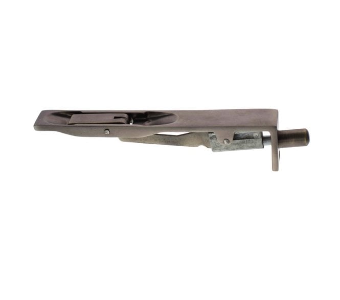 Atlantic Lever Action Flush Bolt - 150x19mm - Matt Gun Metal