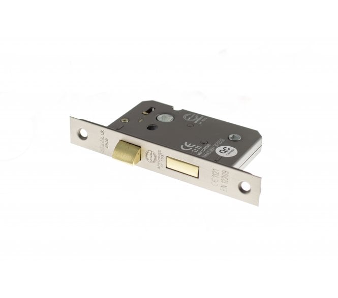 Atlantic Mortice Bathroom Locks - Gun Metal Grey