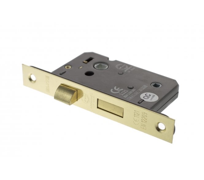 Atlantic Mortice Bathroom Locks - Polished Brass
