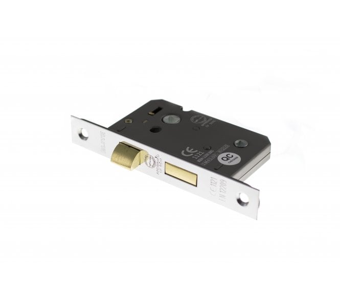 Atlantic Mortice Bathroom Locks - Polished Chrome