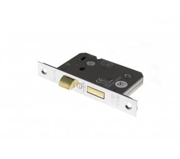 Atlantic Mortice Bathroom Locks - Polished Chrome