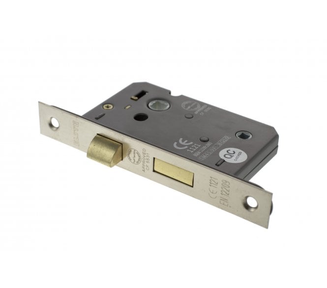 Atlantic Mortice Bathroom Locks - Polished Nickel