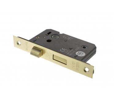 Atlantic Mortice Bathroom Locks - Satin Brass