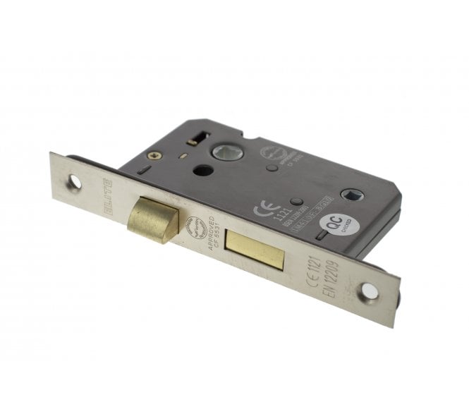 Atlantic Mortice Bathroom Locks - Satin Nickel