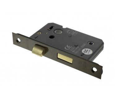 Atlantic Mortice Bathroom Locks - Urban Bronze