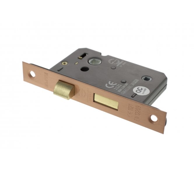 Atlantic Mortice Bathroom Locks - Urban Satin Copper