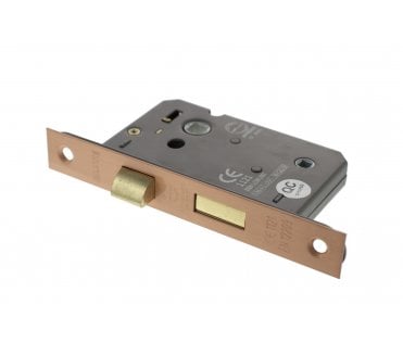 Atlantic Mortice Bathroom Locks - Urban Satin Copper