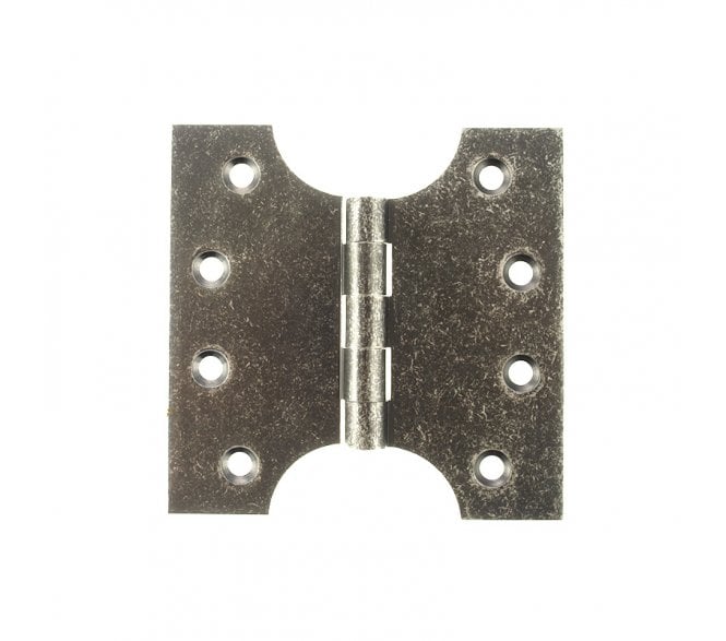 Atlantic Parliament Hinges 102x102mm (Pair) - Distressed Silver