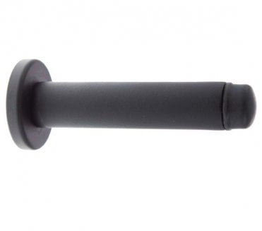 Atlantic Skirting Mounted Doorstop - Matt Black