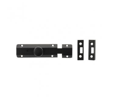 Atlantic Solid Brass Surface Door Bolt - Matt Black
