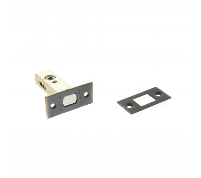Atlantic Tubular Bathroom Deadbolts - Antique Copper