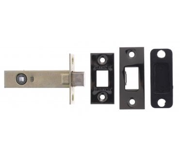 Atlantic Tubular Bathroom Deadbolts - Black Nickel