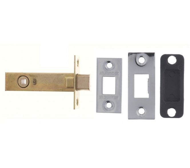 Atlantic Tubular Bathroom Deadbolts - Polished Chrome