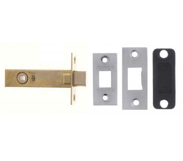 Atlantic Tubular Bathroom Deadbolts - Satin Chrome